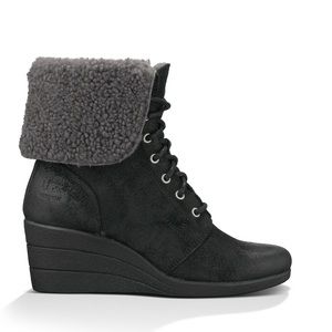 Ugg heeled booties
